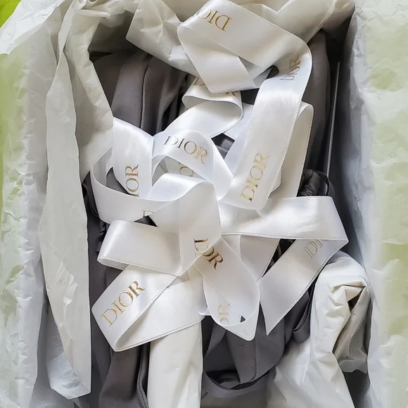 Dway Heeled Slide Toile de Jouy Light Pink and Ecru Embroidered - Picture 13 of 17